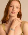 Bryan Anthonys Radiance Collection Baguette Tennis Bracelet On Model