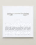 Bryan Anthonys Mom Baguette Cuff Silver On Card