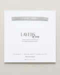 Bryan Anthonys Layers of You Silver Bracelet On Card