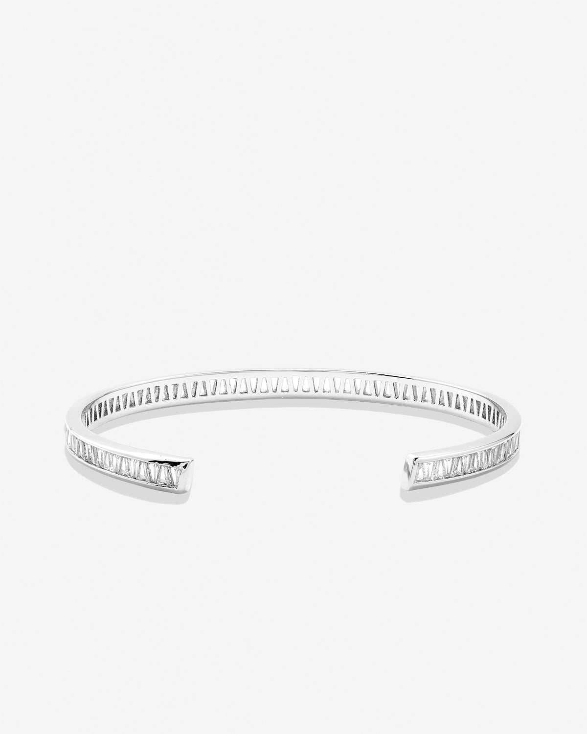 Bryan Anthonys Radiance Collection Baguette Cuff Silver