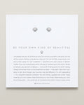 Bryan Anthonys Silver Be Your Own Kind Of Beautiful Stud Earrings On Card