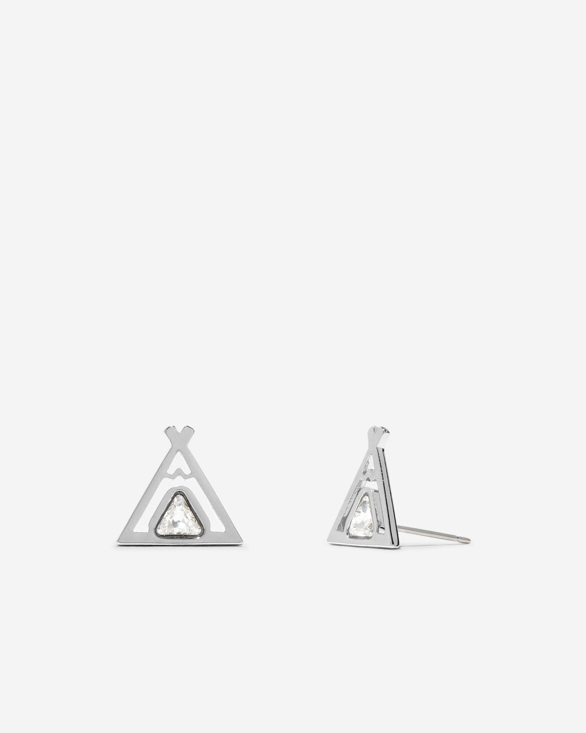 Bryan Anthonys Tribe Stud Earrings In Silver