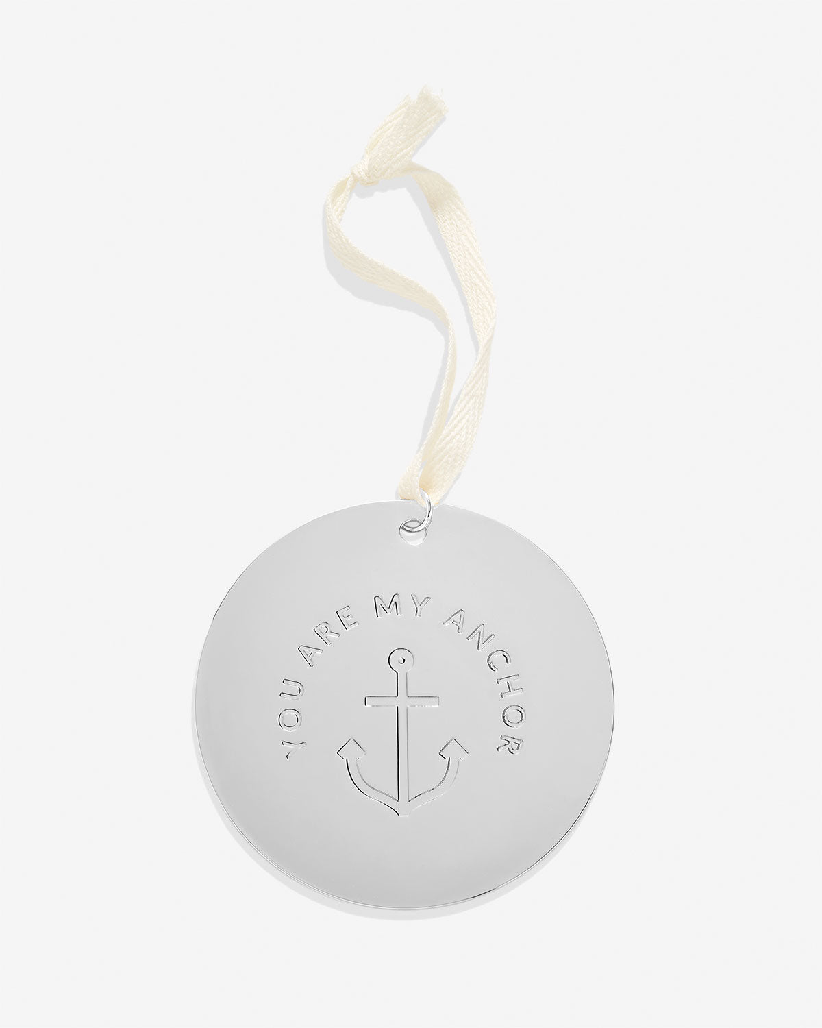 Bryan Anthonys My Anchor Metal Holiday Ornament in Silver
