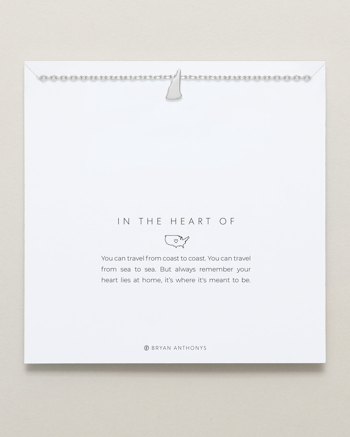 In The Heart Of Necklace — New Hampshire on card