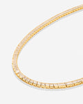 Bryan Anthonys Radiance Collection Baguette Tennis Necklace Gold