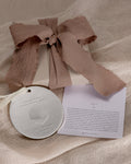 Bryan Anthonys Grit Metal Holiday Ornament in Silver with Meaning Card
