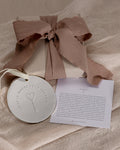 Bryan Anthonys Home Metal Holiday Ornament in Silver with Meaning Card