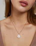Bryan Anthonys Grit Pendant Necklace Gold On Model