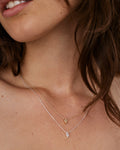 Bryan Anthonys Stick Together Gold and Silver Necklace On Model