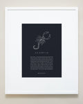 Bryan Anthonys Home Decor Scorpio Zodiac Symbol Framed Graphic Print White Frame 20x24