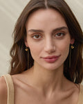 Bryan Anthonys All In Gold Threader Earring On Model