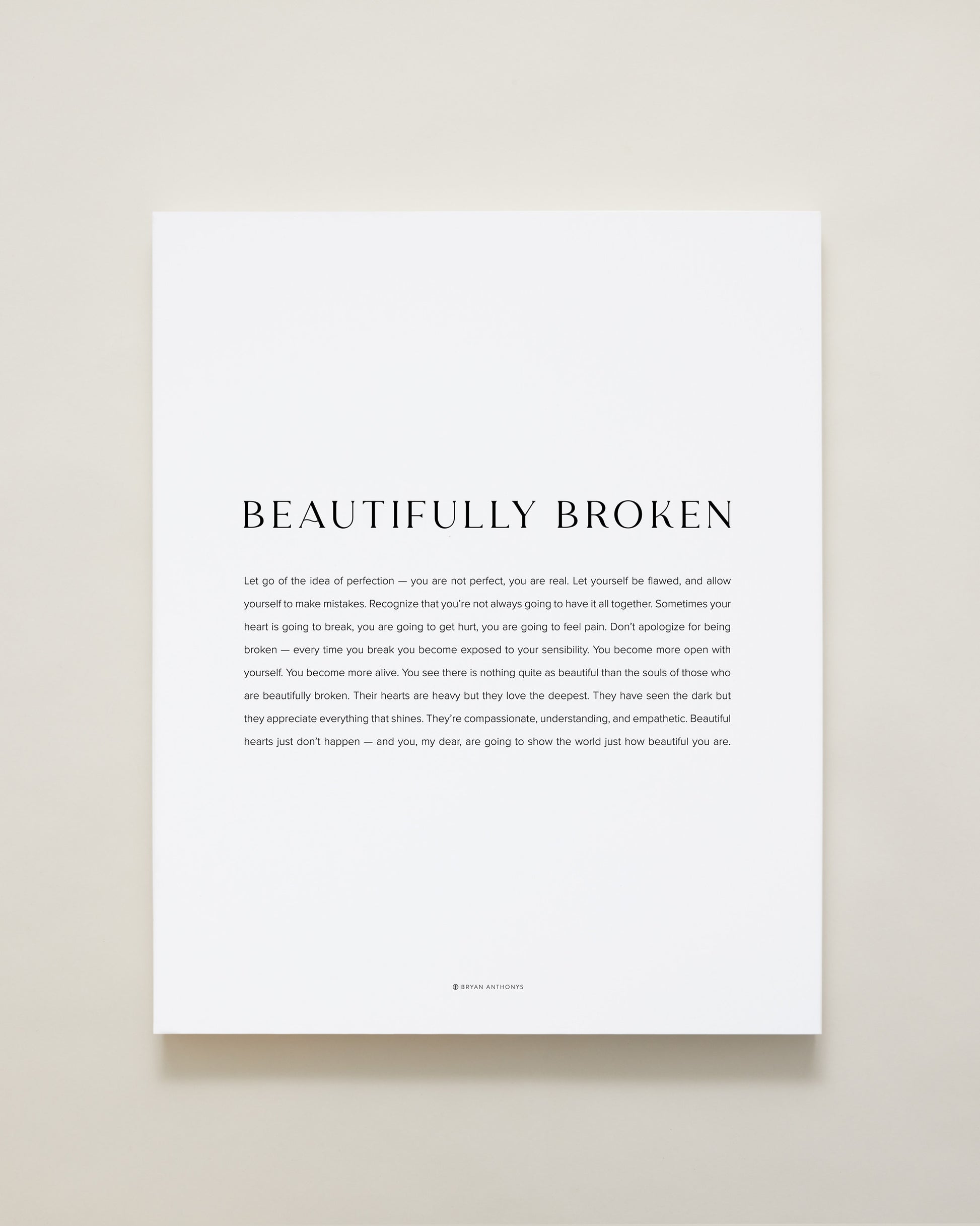 Bryan Anthonys Home Decor Beautifully Broken Modern Canvas 16x20