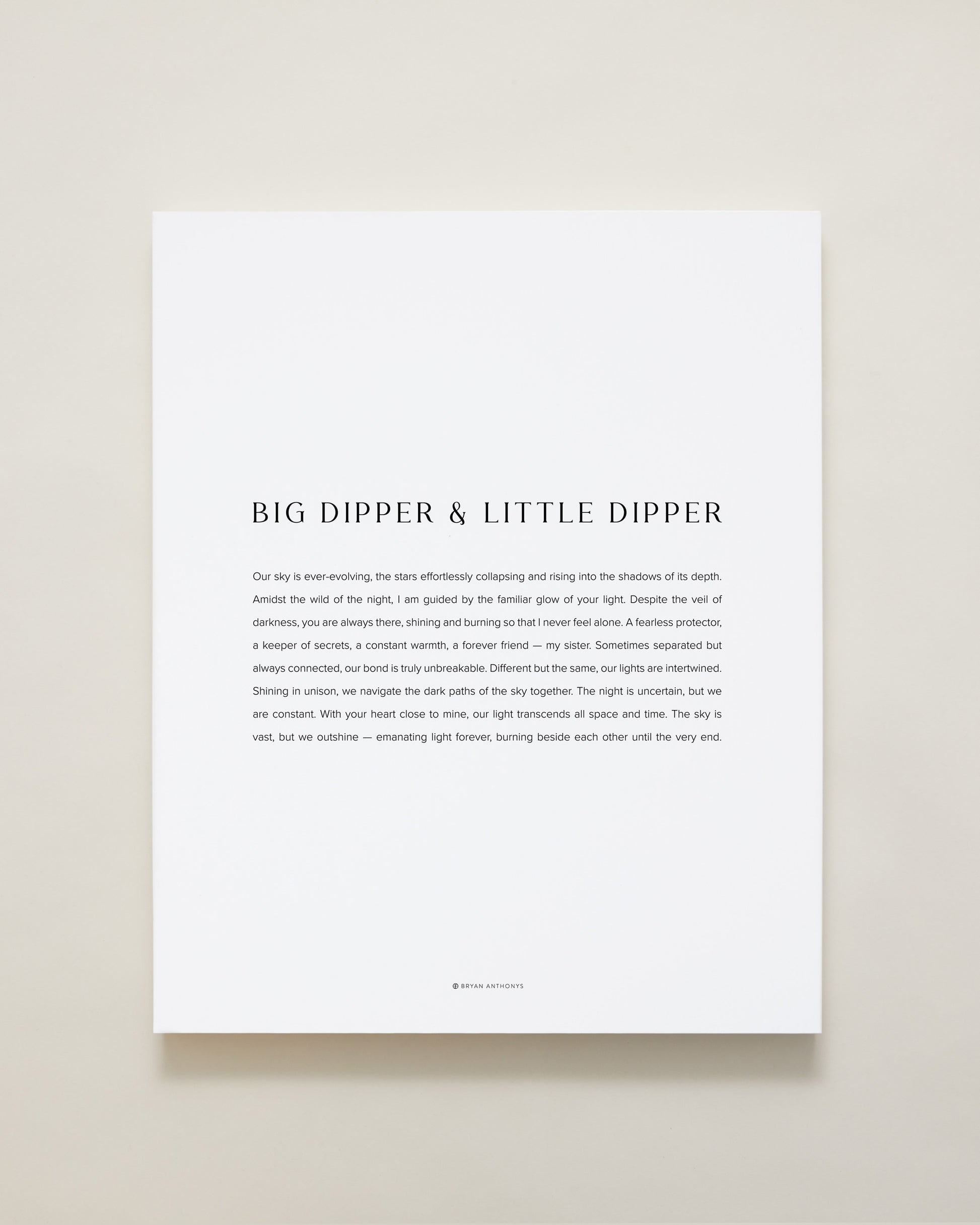 Bryan Anthonys Home Decor Modern Canvas Big Dipper & Little Dipper 16x20