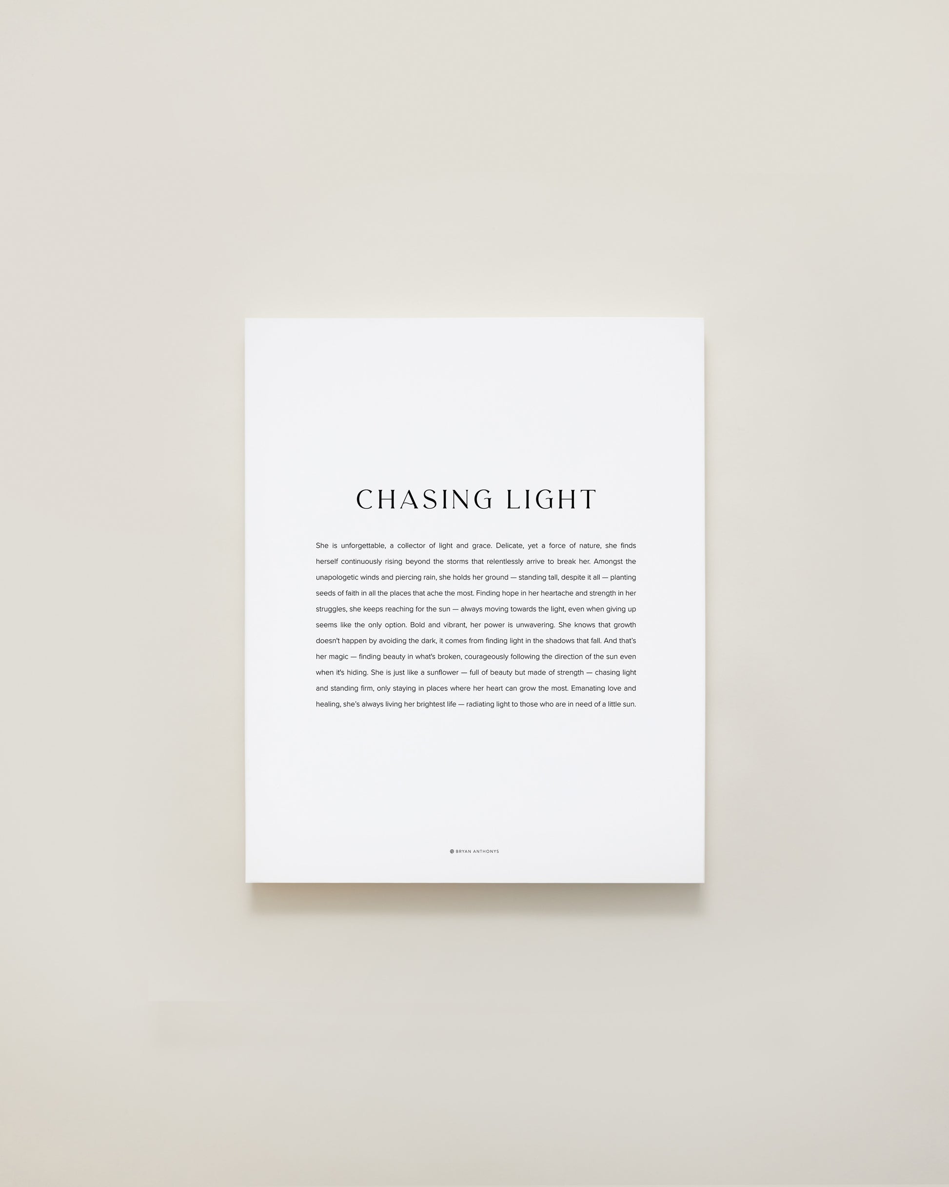 Bryan Anthonys Home Decor Modern Canvas Chasing Light 11x14