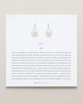 Bryan Anthonys Grit Gold Drop Earrings On Card