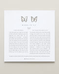 Bryan Anthonys Wings To Fly Silver Stud Earrings On Card