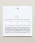 Bryan Anthonys Promise Gold Icon Necklace Set On Card