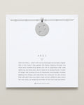 Bryan Anthonys Silver Aries Zodiac Necklace On Card