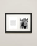 Bryan Anthonys Home Decor Personalized Prints Us Against The World Double Framed Print 15x11 Black