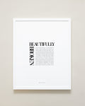 Bryan Anthonys Home Decor Purposeful Prints Beautifully Broken Framed Print White Frame 16x20