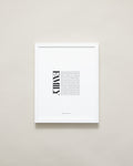 Bryan Anthonys Home Decor Family Editorial Framed Print White Frame 11x14 