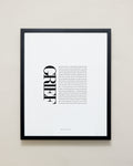 Bryan Anthonys Home Decor Purposeful Prints Grief Editorial Framed Print Black Frame 16x20
