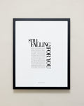 Bryan Anthonys Home Decor Purposeful Prints Still Falling For You Editorial Framed Print Black 16x20