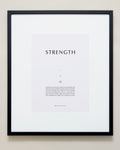 Bryan Anthonys Home Decor Purposeful Prints Strength Iconic Framed Print Gray Art With Black Frame 20x24