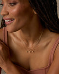 Bryan Anthonys Just For You Gold Initial Necklace On Model