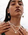 Bryan Anthonys Listen Beaded Necklace On Model