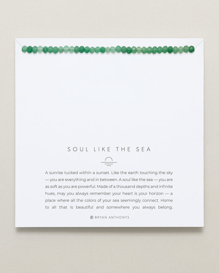 Bryan Anthonys Soul Like The Sea Seaglass Bracelet On Card