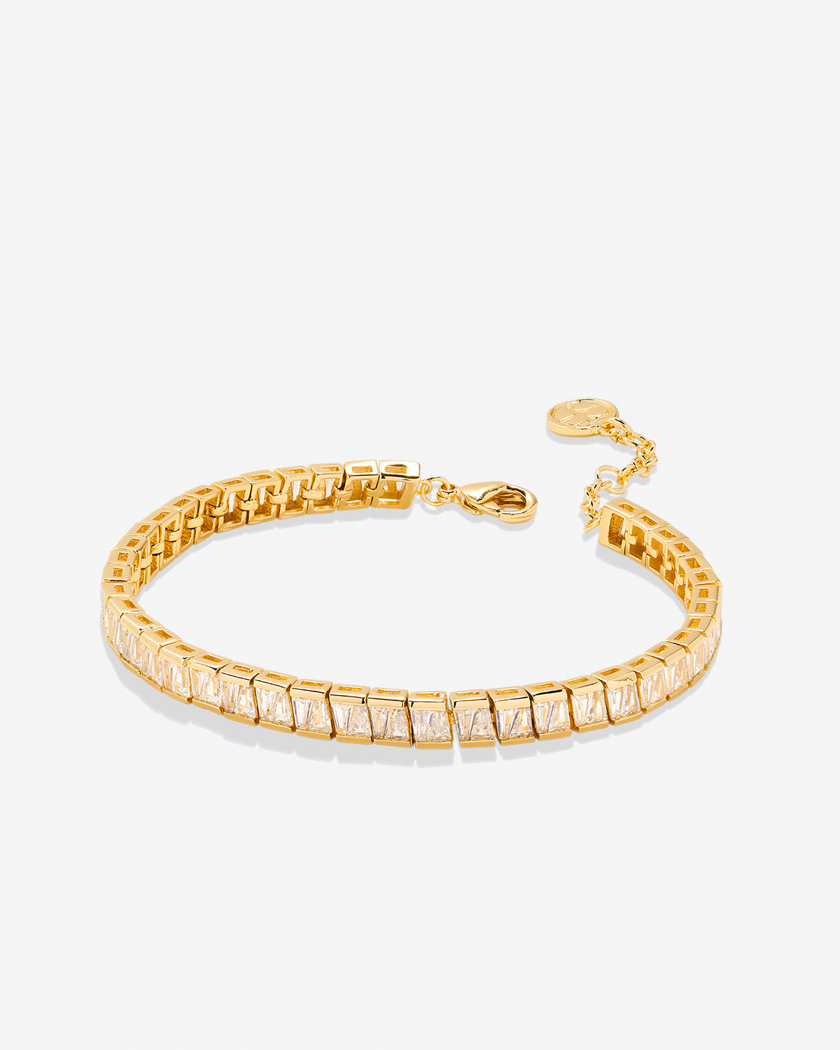 Bryan Anthonys Radiance Collection Baguette Tennis Bracelet Gold