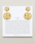 Bryan Anthonys Gold Depth Statement Earrings On Card