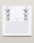 Bryan Anthonys Silver Renew Statement Earrings On Card