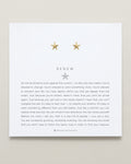 Bryan Anthonys Gold Renew Stud Earrings On Card