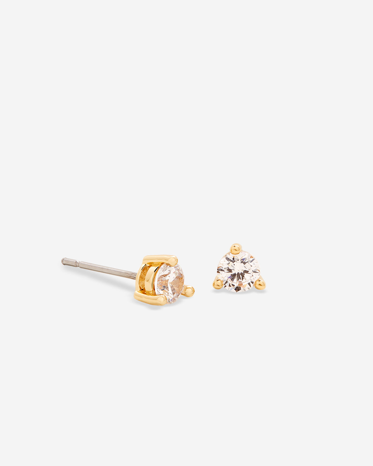 Bryan Anthonys Gold Squad Crystal Stud Earrings