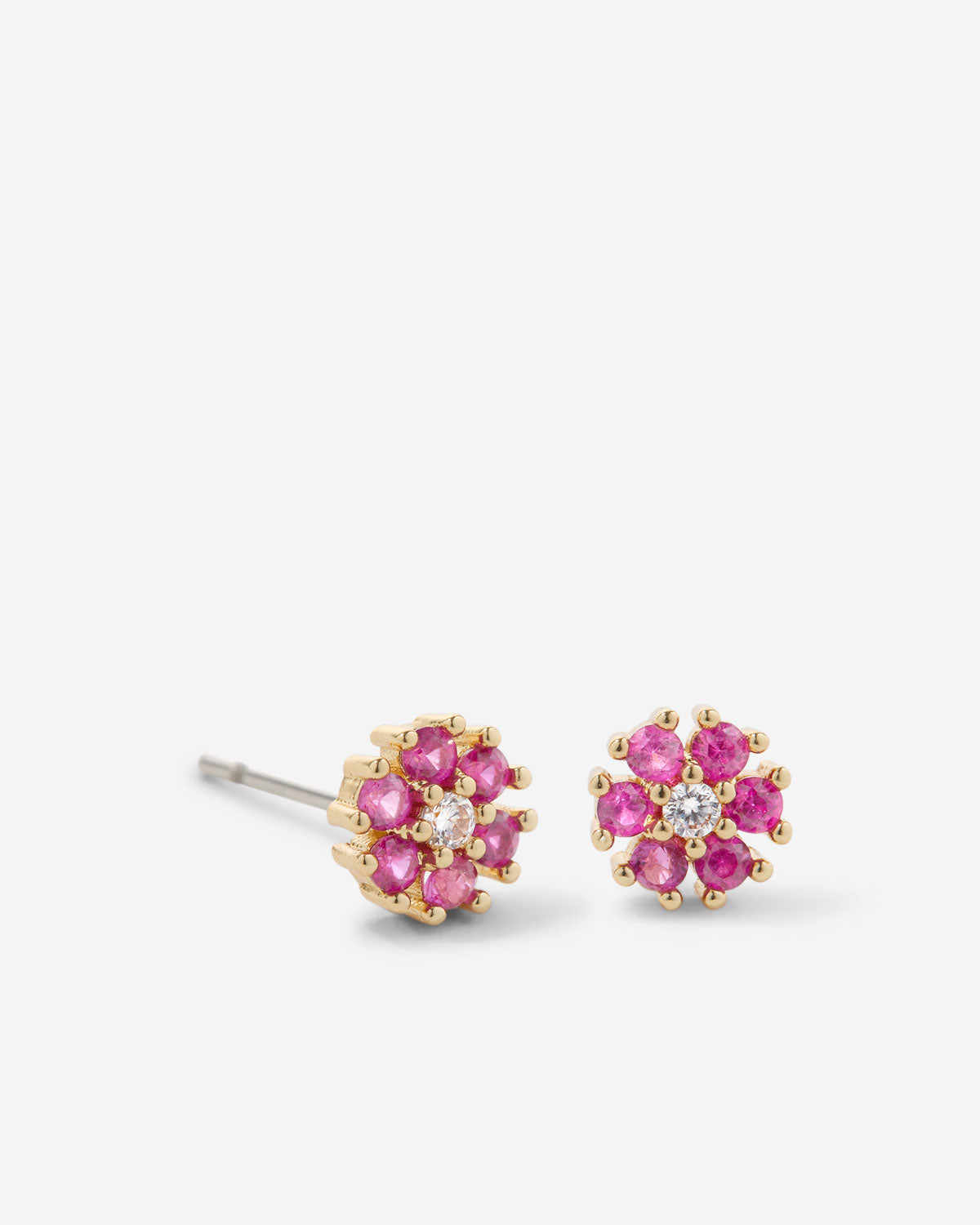 Bryan Anthonys Bloom Pink Gold Stud Earrings Macro