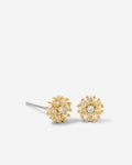 Bryan Anthonys Bloom Yellow Gold Stud Earrings Macro
