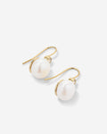 Bryan Anthonys By My Side Pearl Gold Drop Earrings