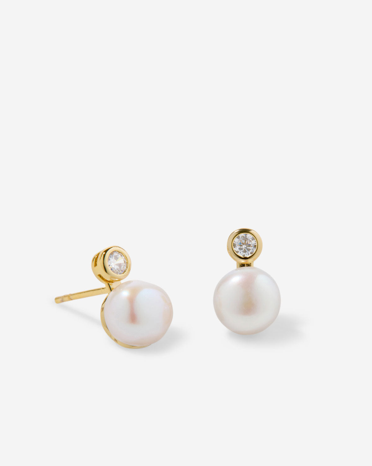 Bryan Anthonys By My Side Pearl Gold Studs