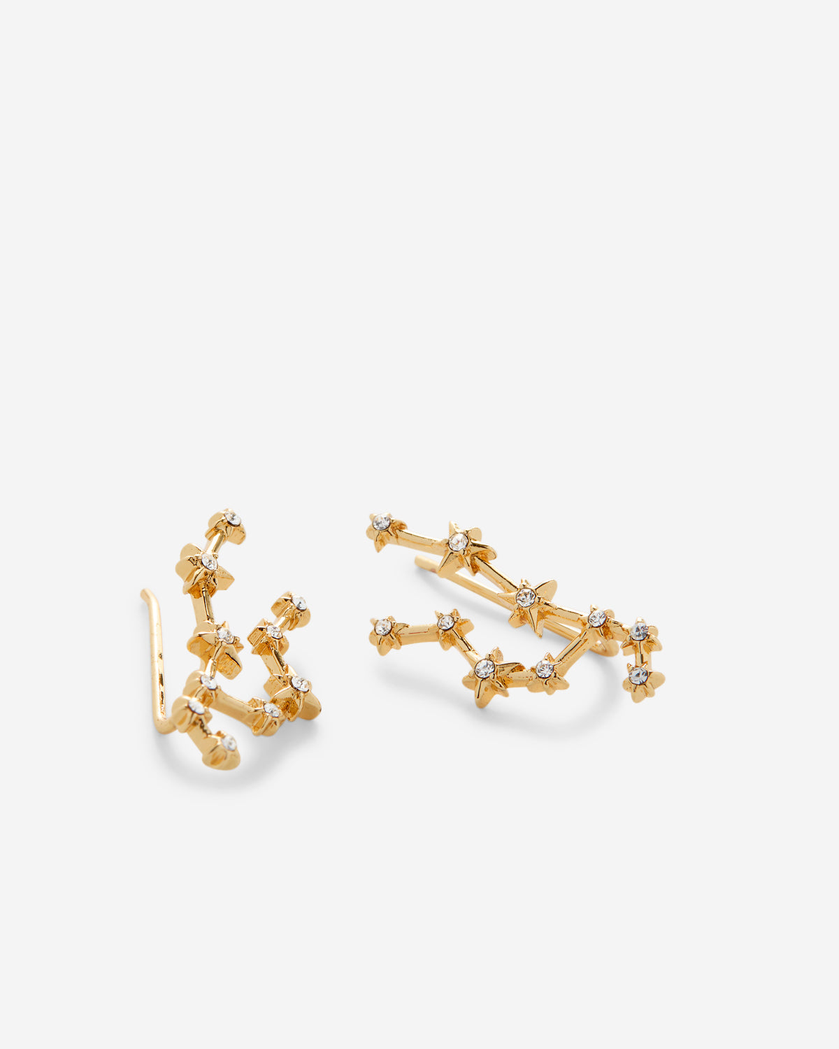 Bryan Anthonys Create Your Own Constellation Ear Climber Earrings in Gold
