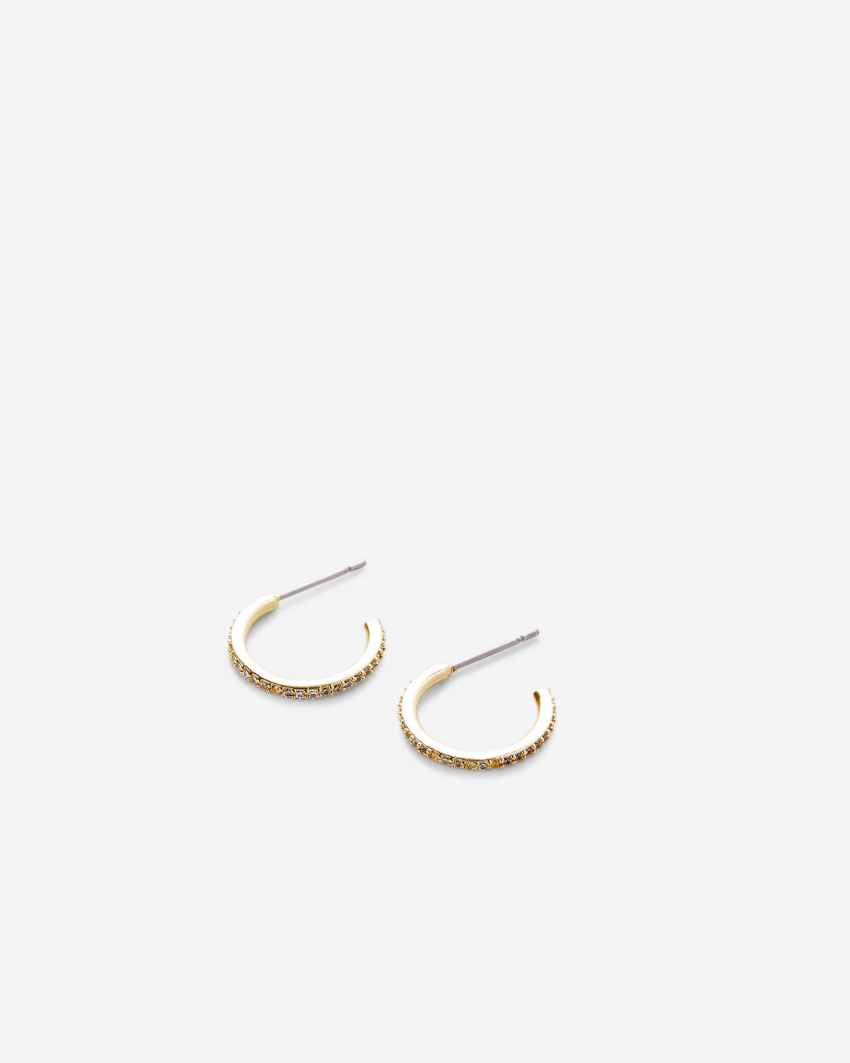 Bryan Anthonys Layers of You Gold Simplicity Pave Hoops Macro
