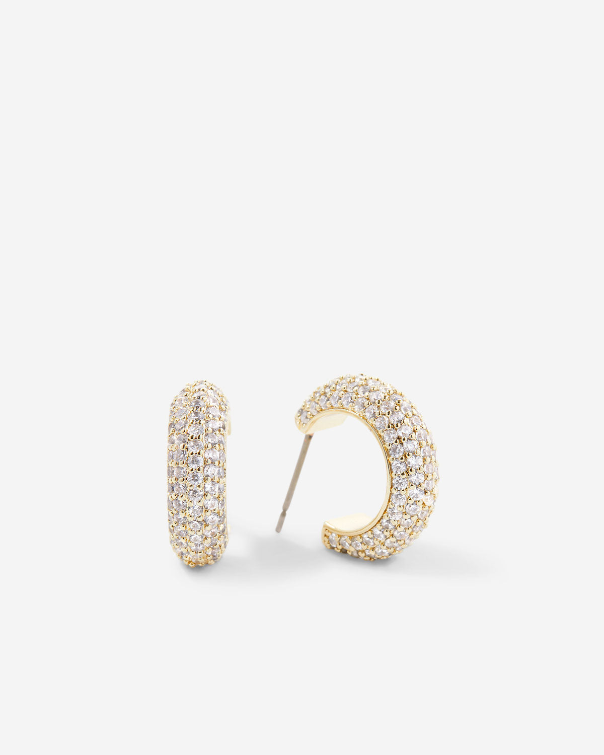 Bryan Anthonys Layers of You Gold Unstoppable Pave Hoops Macro