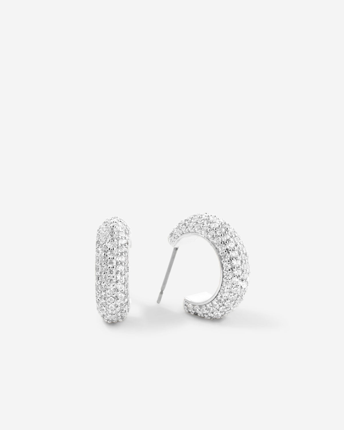 Bryan Anthonys Layers of You Silver Unstoppable Pave Hoops Macro