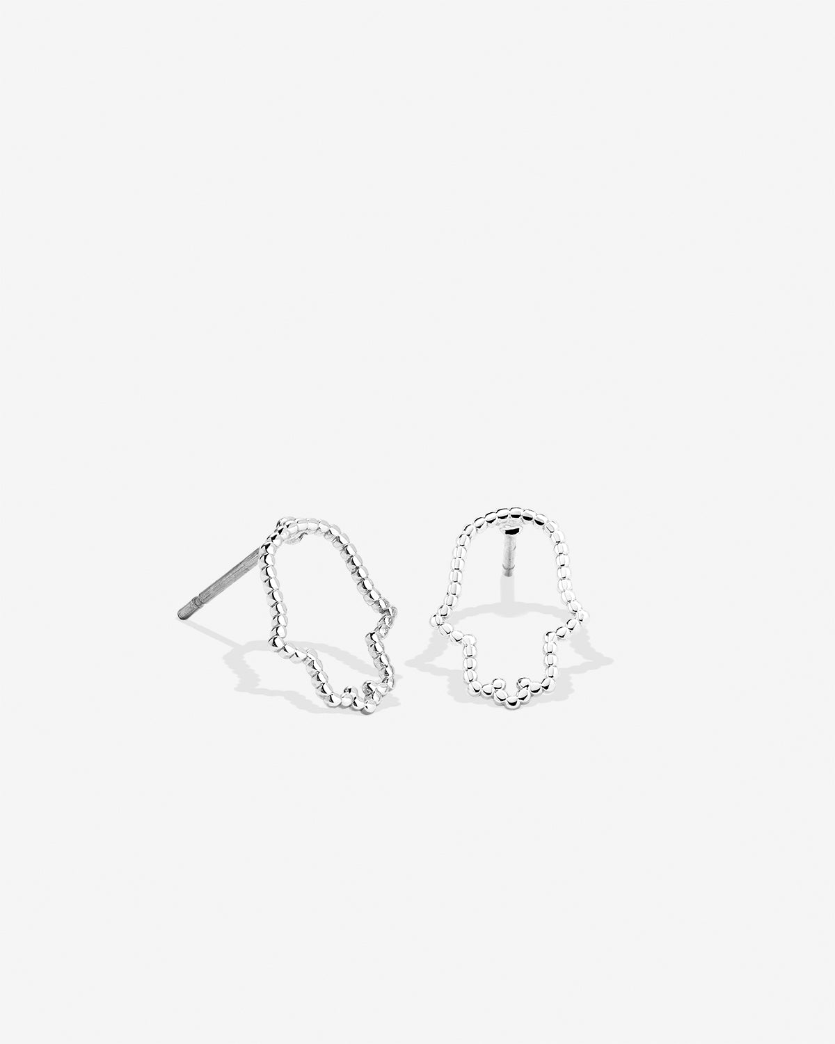 Bryan Anthonys Just For Luck Collection Hamsa Earrings Silver