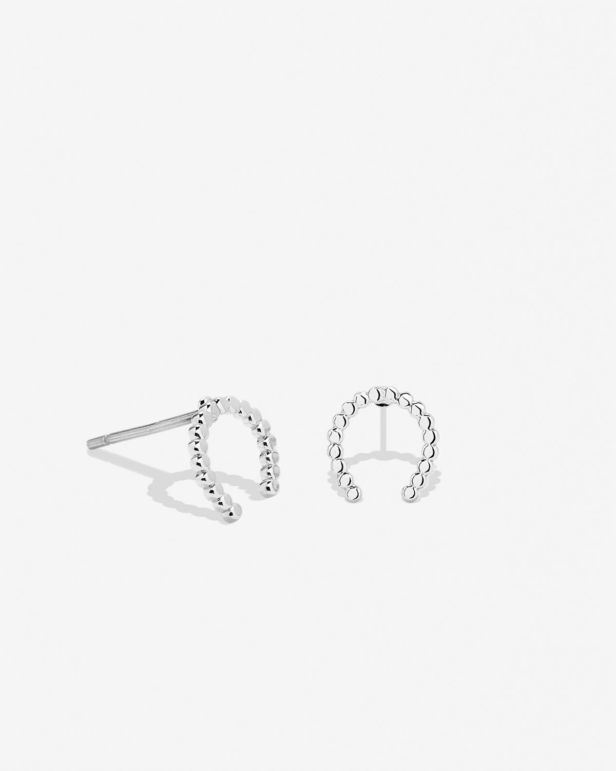 Bryan Anthonys Just For Luck Collection Horseshoe Earrings Silver