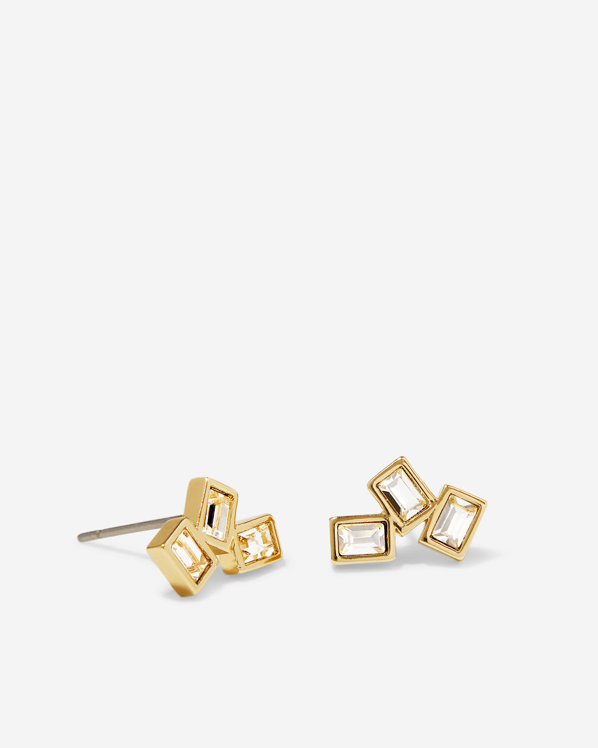Bryan Anthonys Beautifully Broken Gold Stud Earring Macro