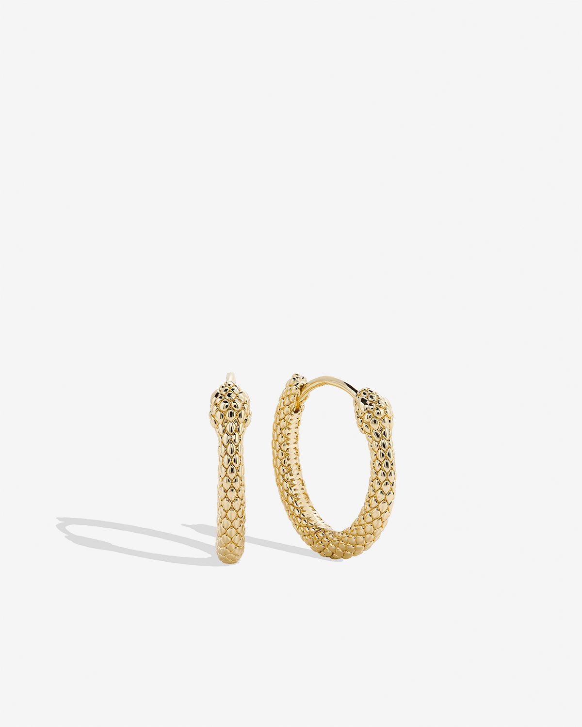Bryan Anthonys Begin Again Midi Hoops Earrings In Gold
