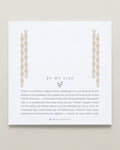 Bryan Anthonys Bridal Collection By My Side Baguette Chandelier Earrings in Gold On Card