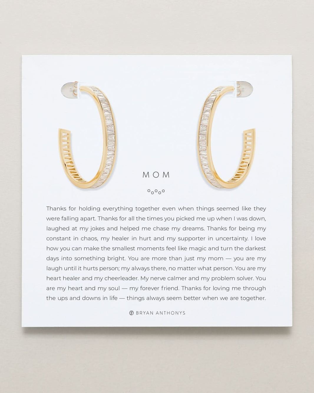 Mom Baguette Dainty Necklace